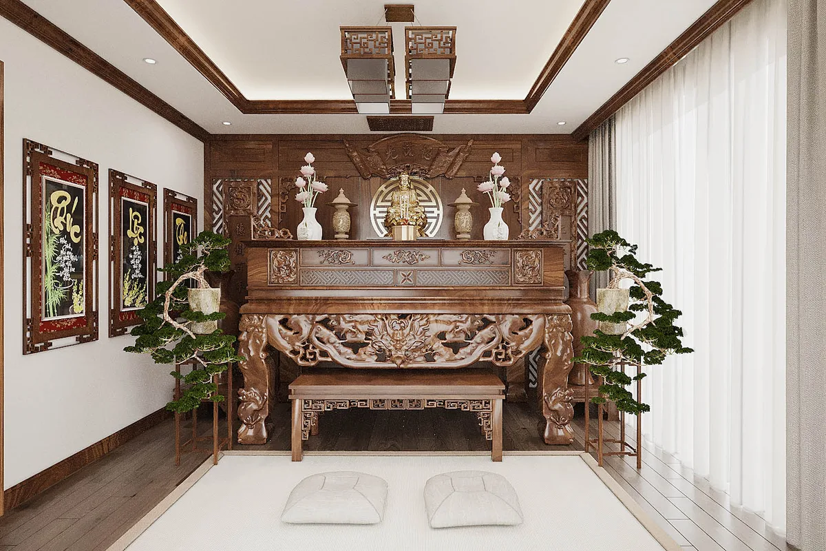 Án Hương Trầm — Phòng thờ căn hộ · Quận 2
