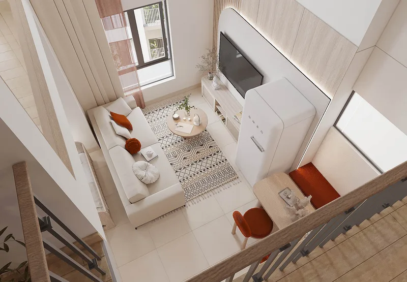 Nắng Rơi Hai Tầng — Căn hộ duplex · Bình Chánh
