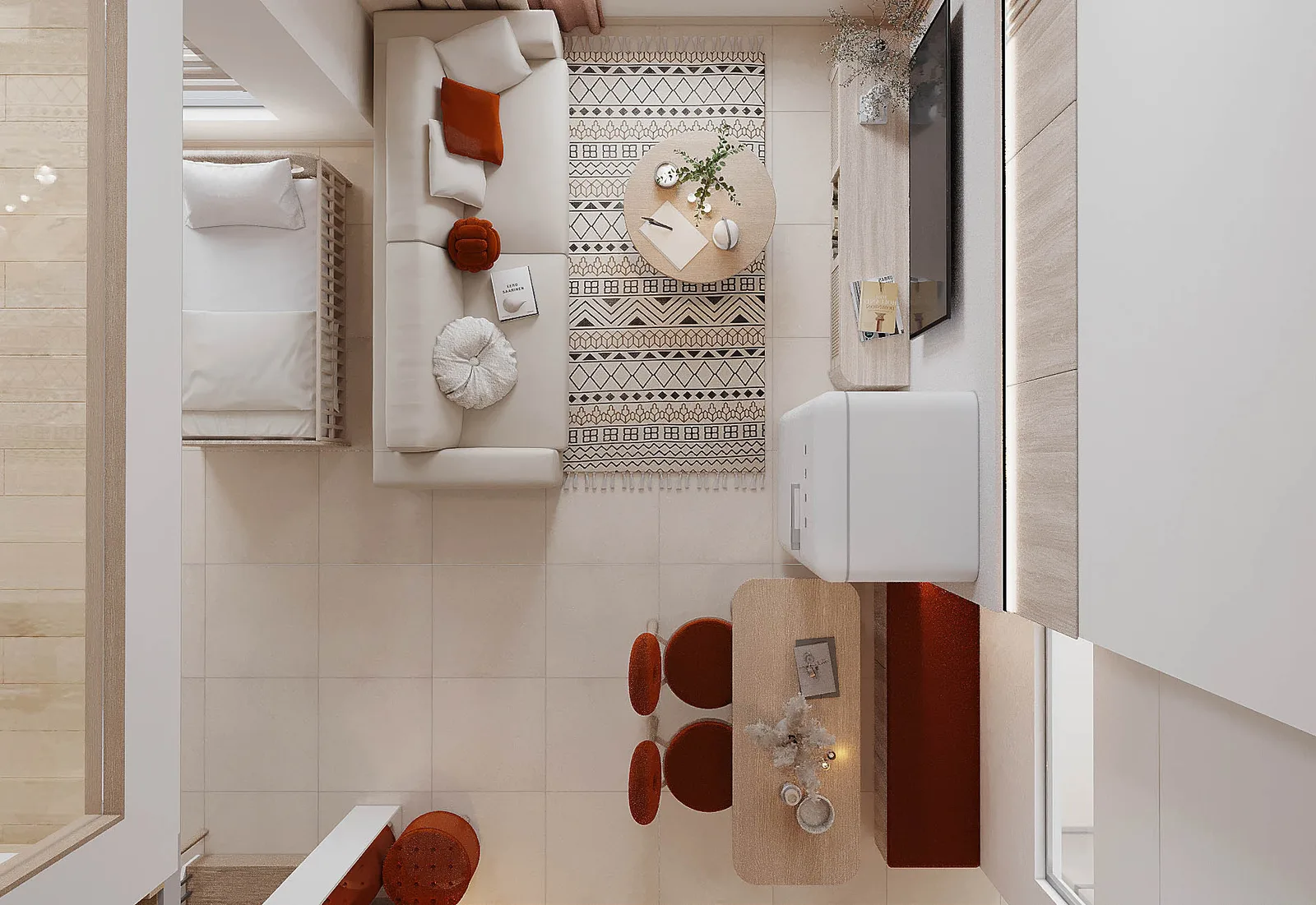 Nắng Rơi Hai Tầng — Căn hộ duplex · Bình Chánh