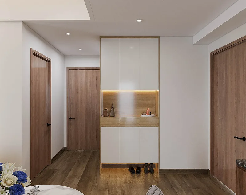 Bình Phong Gỗ — Căn hộ 2 phòng ngủ · Mizuki Park