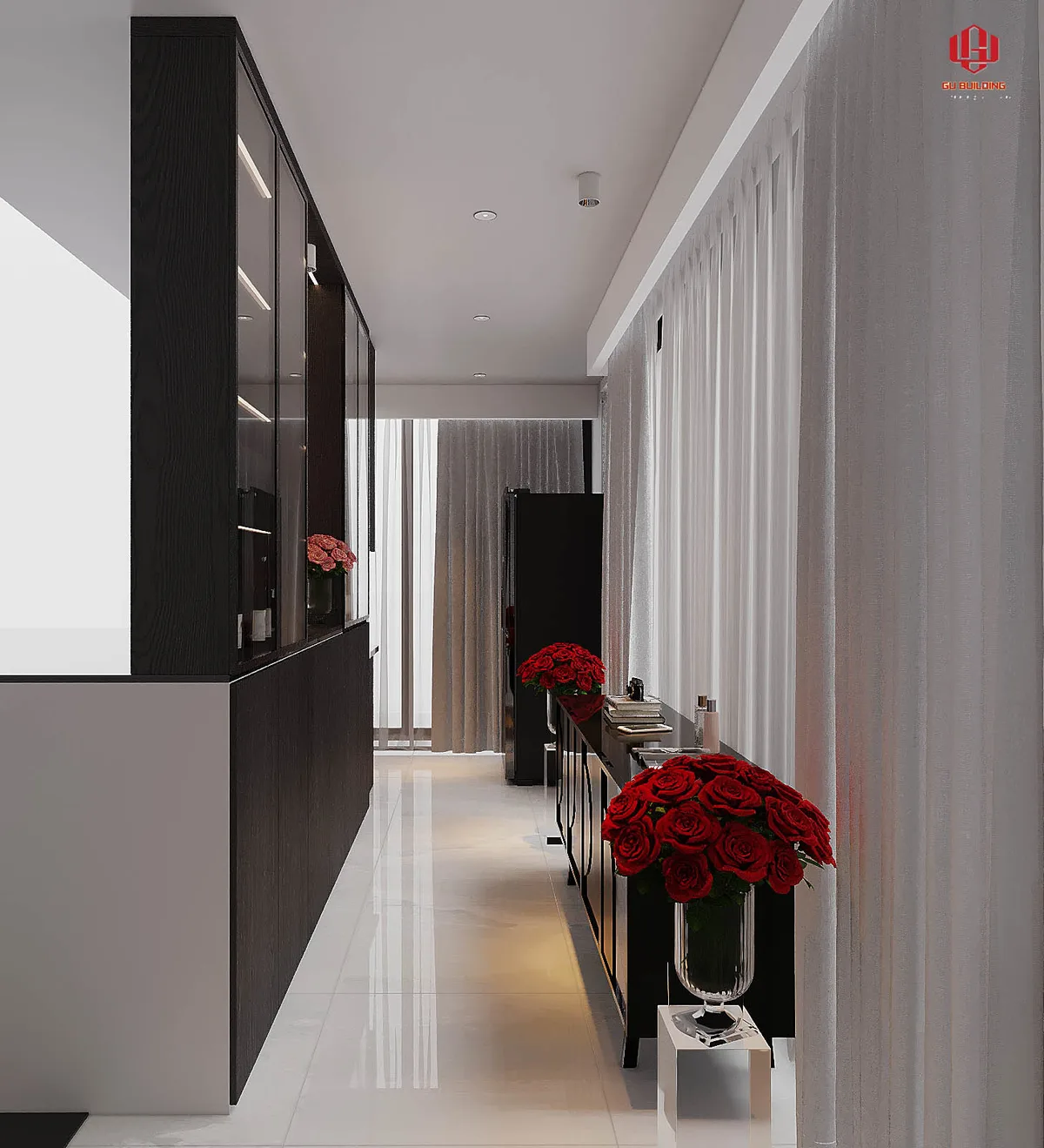Bóng Gỗ Sẫm — Căn hộ 3 phòng ngủ · The Global City