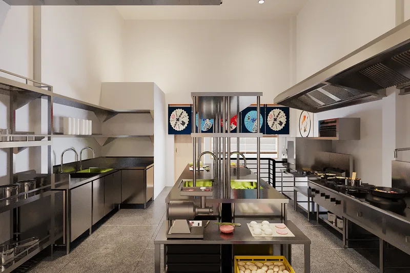 Đèn Giấy Ban Mai — Nhà hàng sushi hai tầng · Quận 7