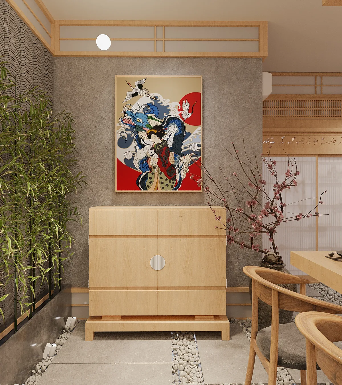 Đèn Giấy Ban Mai — Nhà hàng sushi hai tầng · Quận 7
