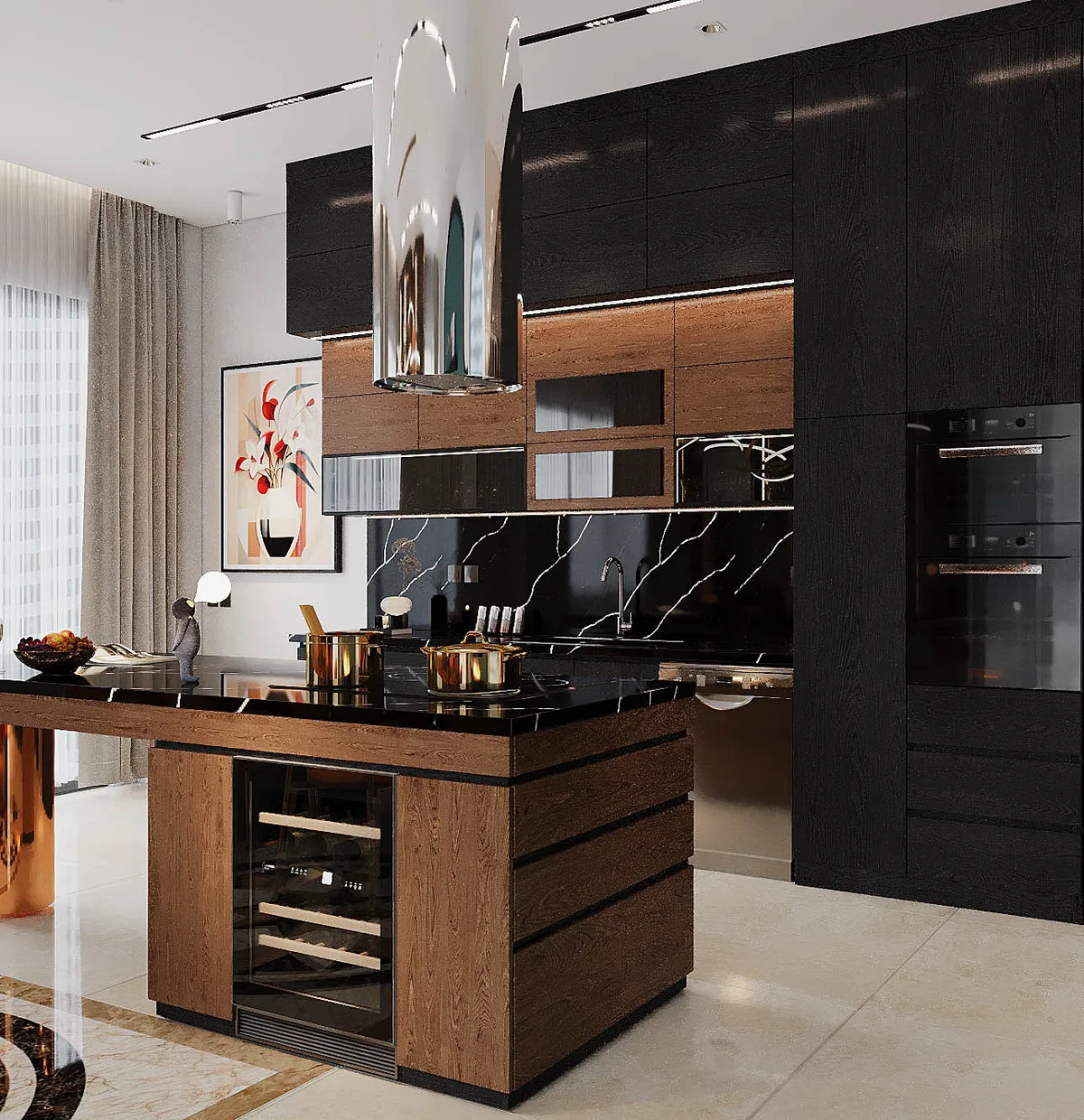 Gian Bếp Than — Bếp mở trong căn hộ · Thủ Đức