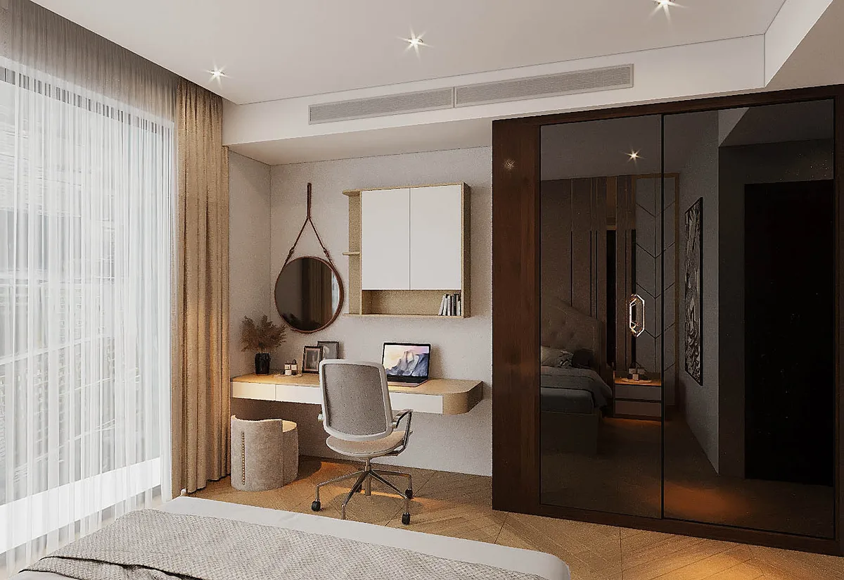 Gương Tròn Buổi Sáng — Phòng ngủ · Lumière Boulevard