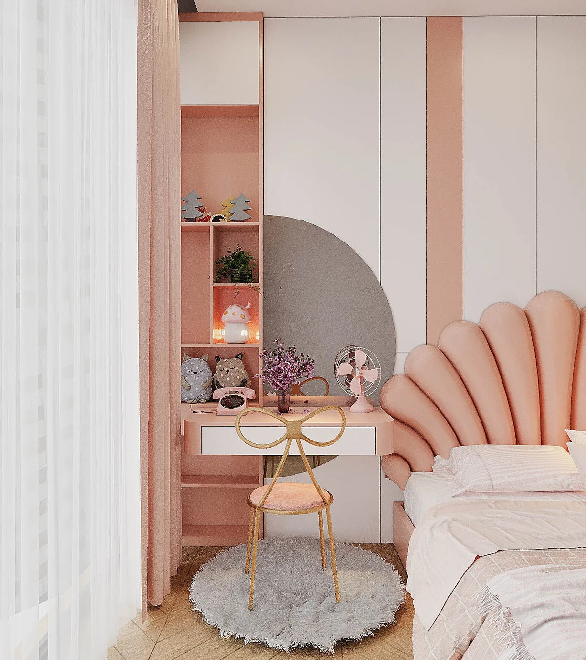 Gương Tròn Buổi Sáng — Phòng ngủ · Lumière Boulevard