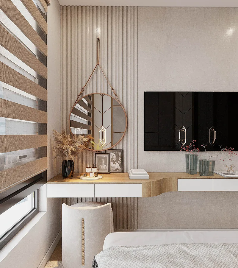 Hình Học Ánh Vàng — Phòng ngủ · Lumière Riverside