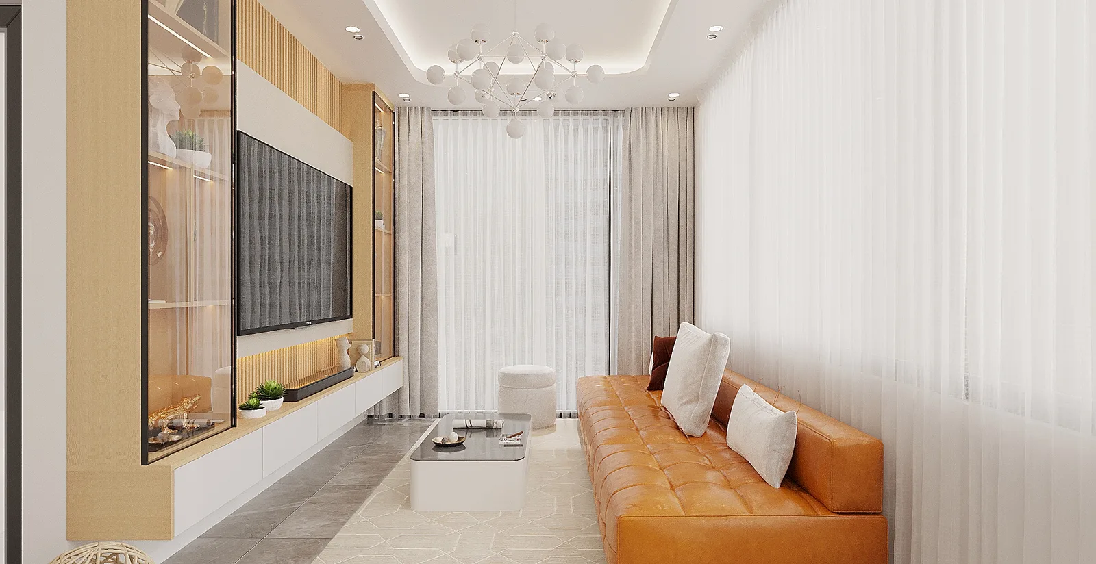 Giấy Dó Buổi Sớm — Tầng ngủ nhà phố · Bình Thạnh