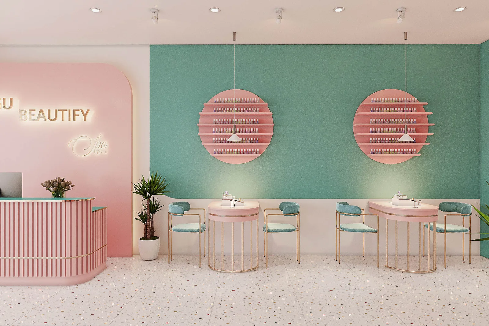 Đĩa Sơn Bạc Hà — Nail & beauty salon · Gò Vấp
