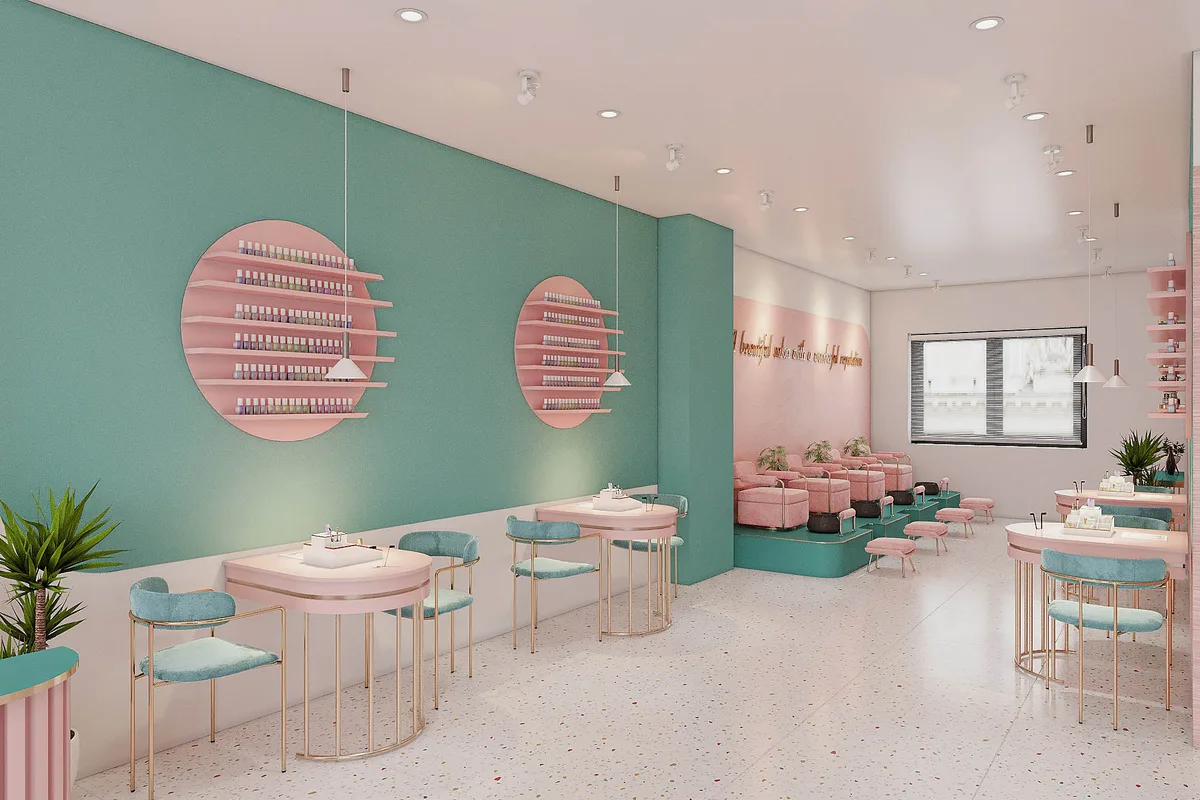 Đĩa Sơn Bạc Hà — Nail & beauty salon · Gò Vấp