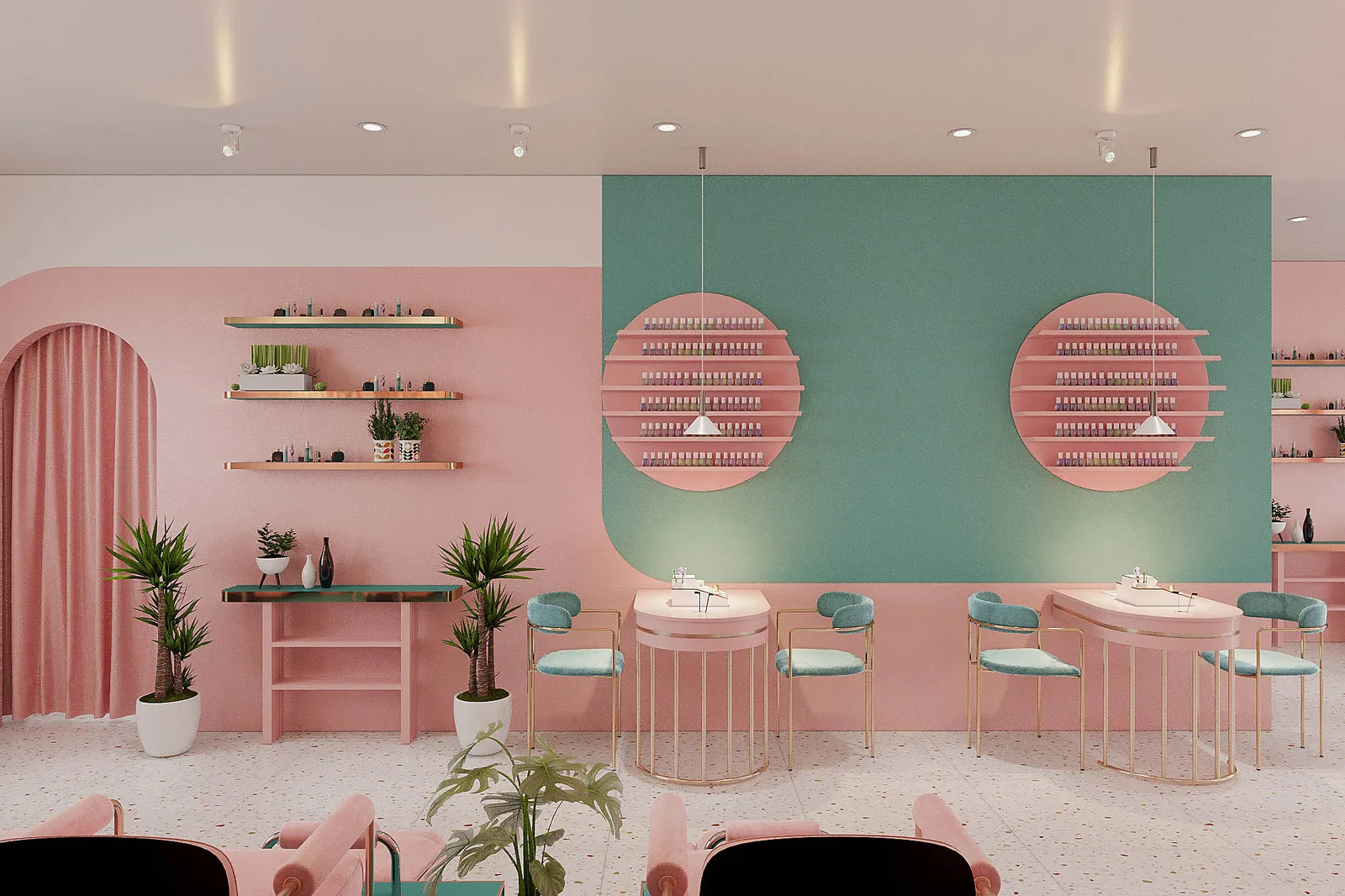 Đĩa Sơn Bạc Hà — Nail & beauty salon · Gò Vấp