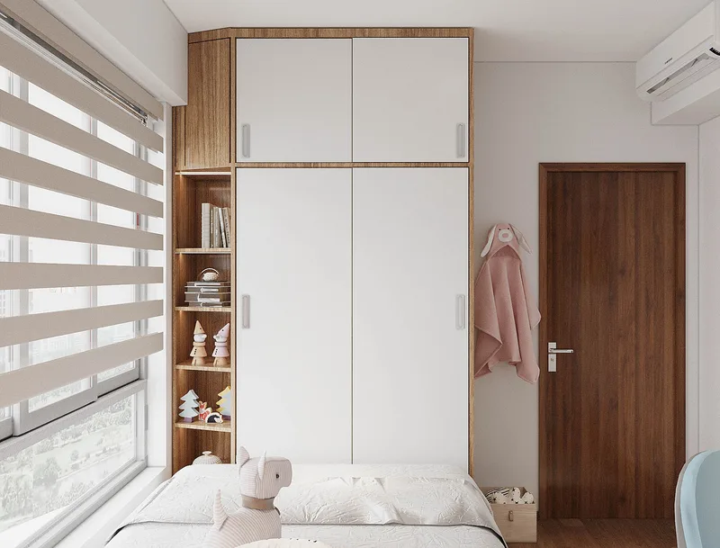 Khám Gỗ Sồi — Căn hộ 2 phòng ngủ · Akari City