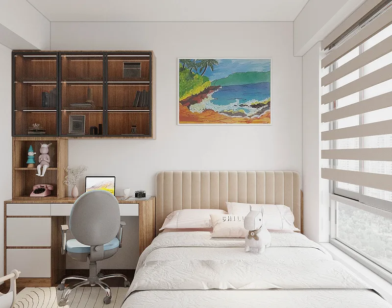 Khám Gỗ Sồi — Căn hộ 2 phòng ngủ · Akari City