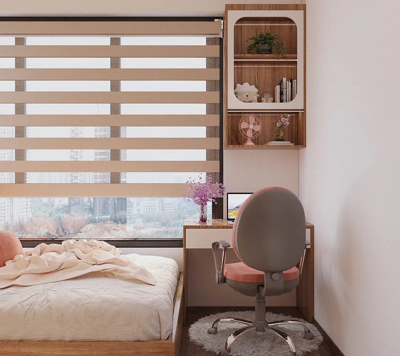 Khám Gỗ Sồi — Căn hộ 2 phòng ngủ · Akari City