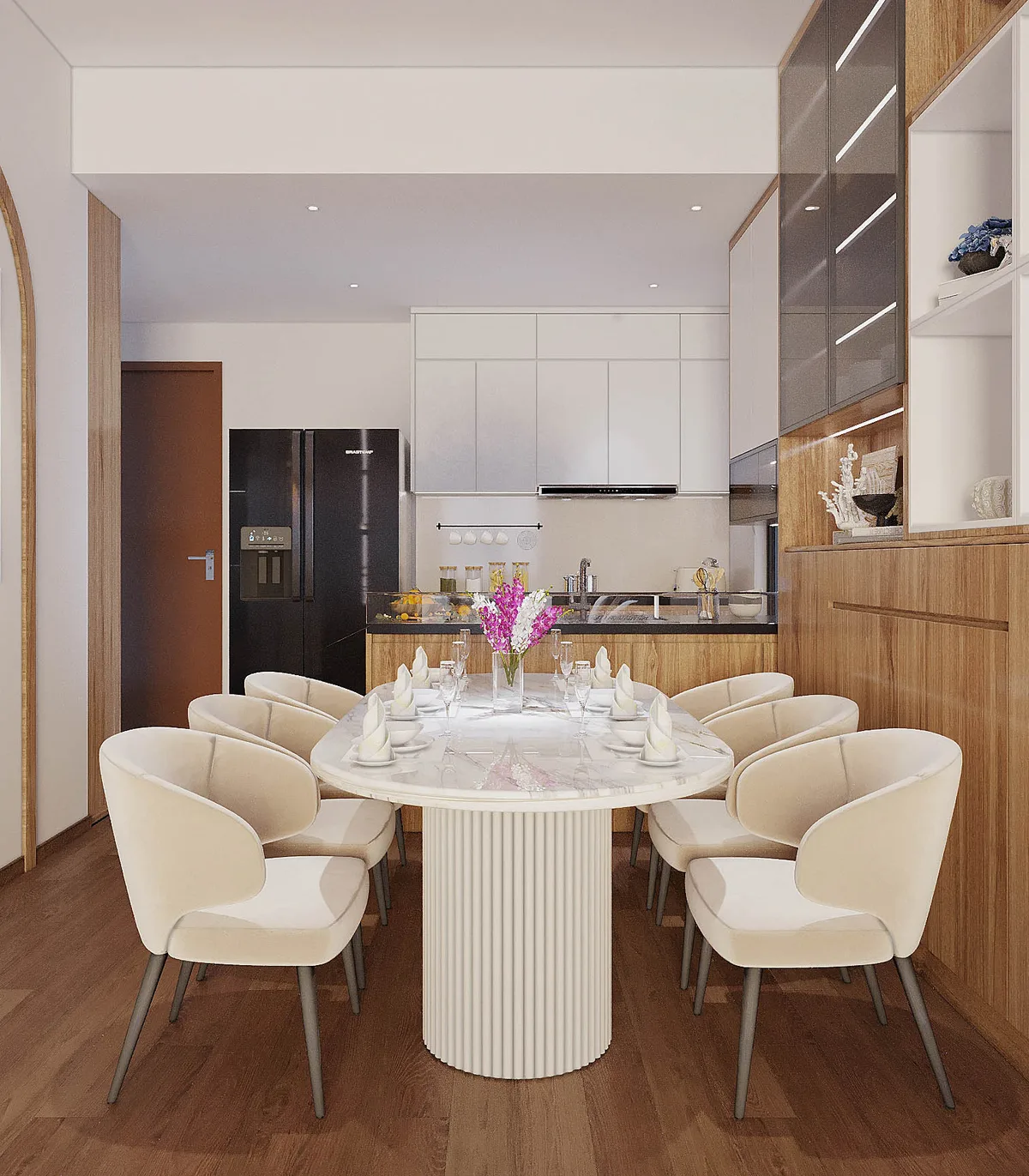 Khám Gỗ Sồi — Căn hộ 2 phòng ngủ · Akari City