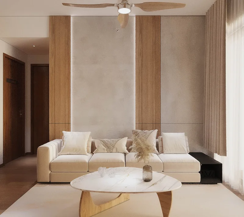 Khám Gỗ Sồi — Căn hộ 2 phòng ngủ · Akari City