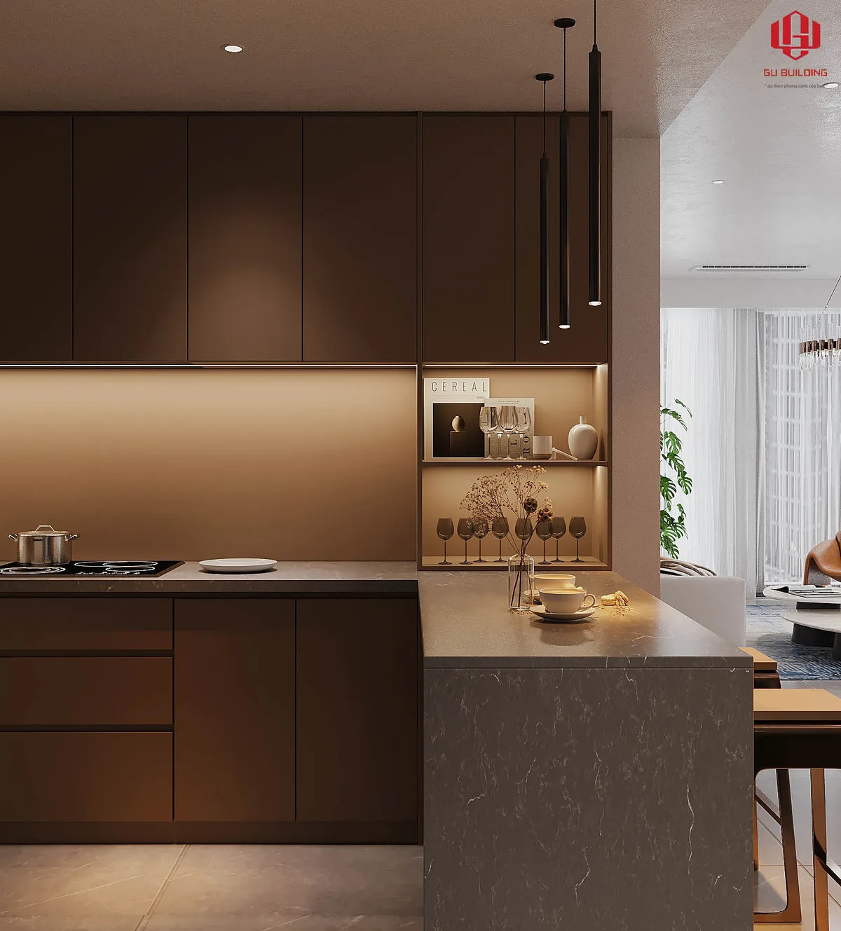 Lửa Trắng — Căn hộ 3 phòng ngủ · Metropole Thủ Thiêm