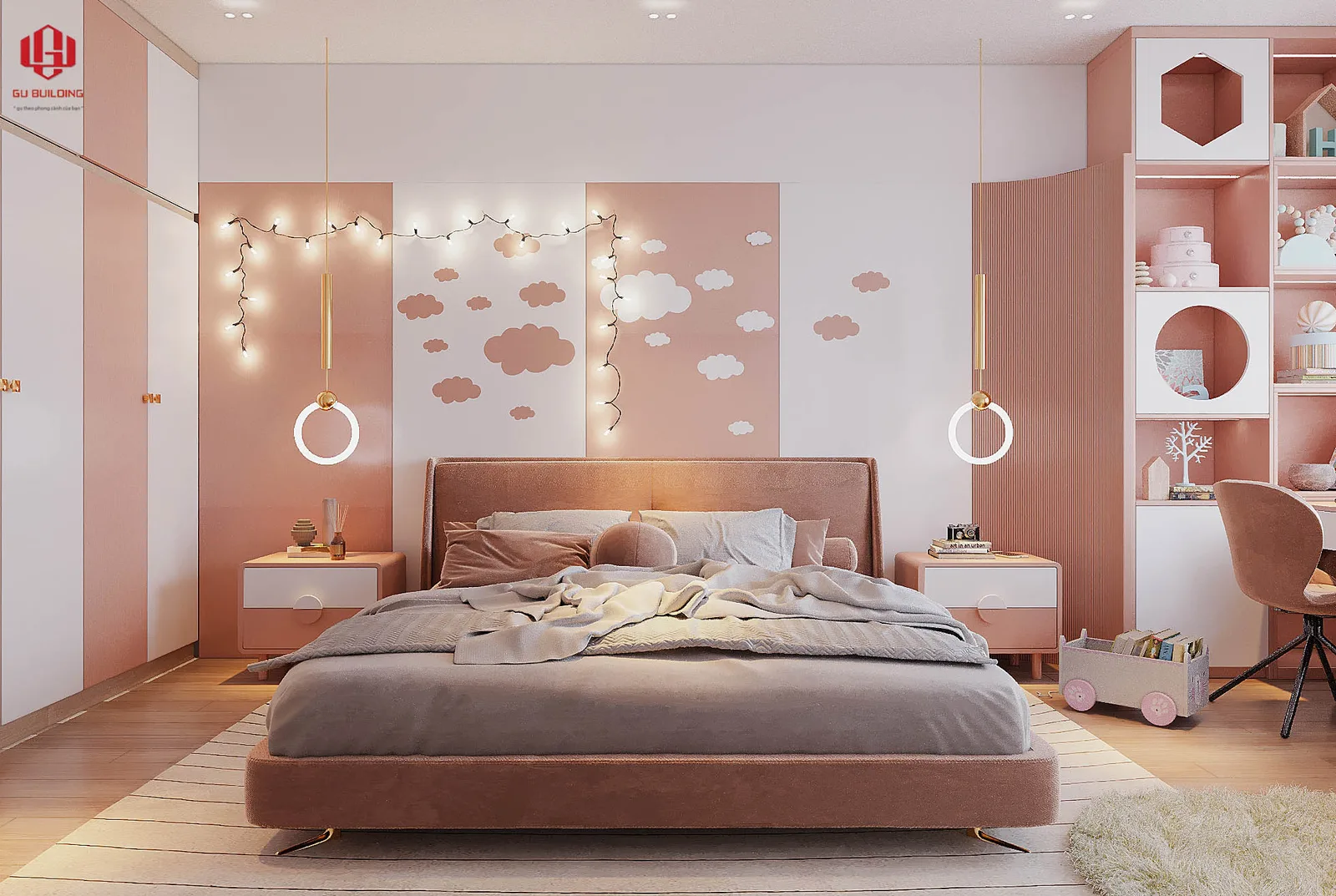 Mây Màu Đất — Phòng bé gái · Tecco, Thủ Đức