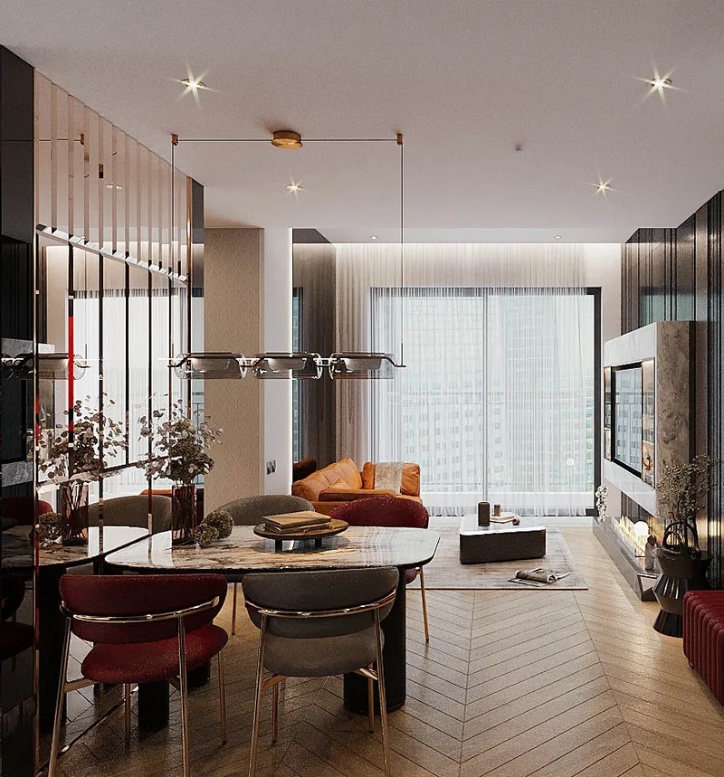 Nếp Sóng Trắng — Căn hộ 2 phòng ngủ · Lumière Boulevard