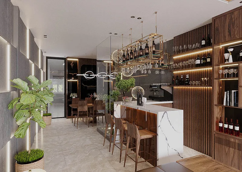 Trầm Óc Chó — Nhà phố 4 tầng · Quận 7
