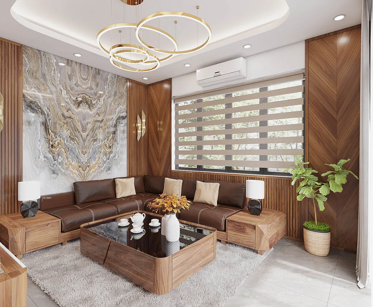 Quầng Hổ Phách — Phòng khách liên thông bàn ăn · Quận 10