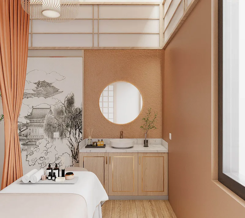 Hiên Nhật Giữa Phố — Nhà phố kinh doanh spa · Quận 3