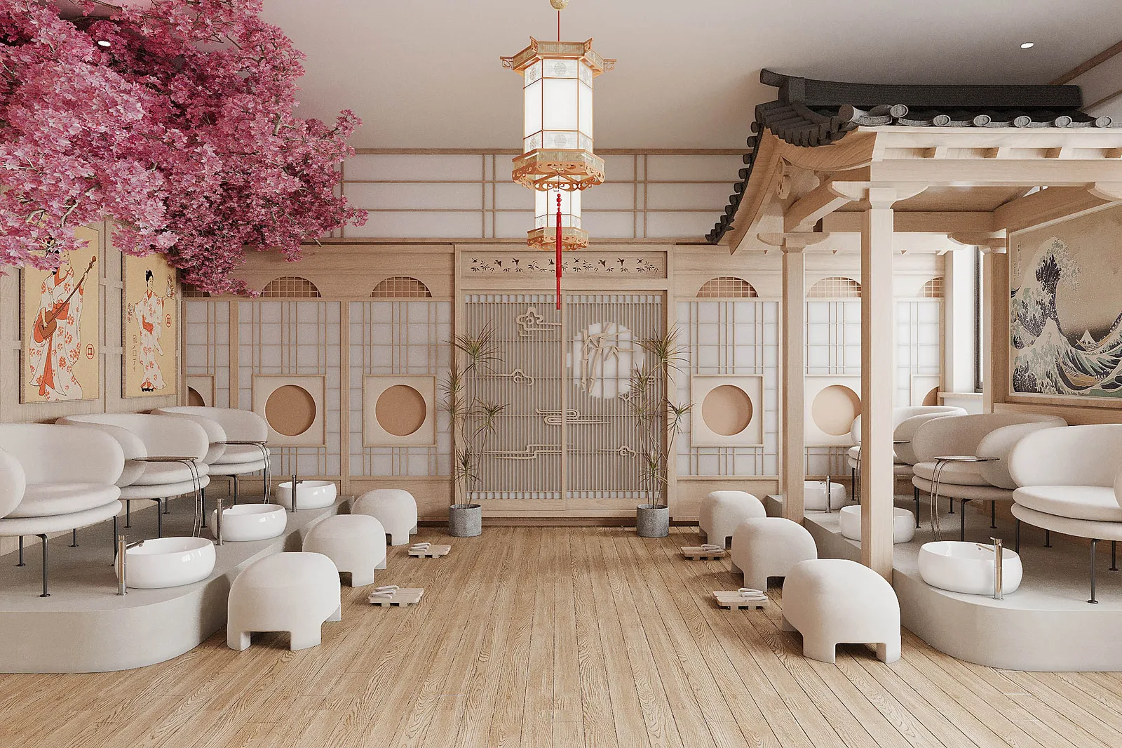 Hiên Nhật Giữa Phố — Nhà phố kinh doanh spa · Quận 3