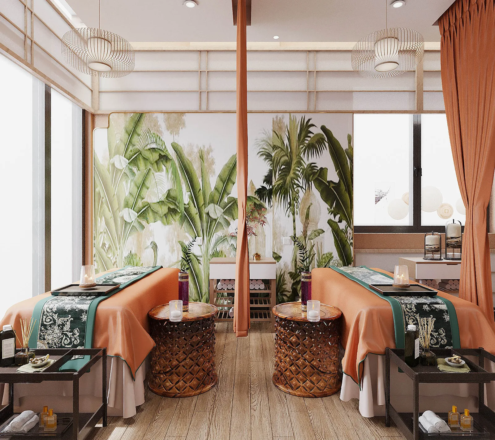Hiên Nhật Giữa Phố — Nhà phố kinh doanh spa · Quận 3