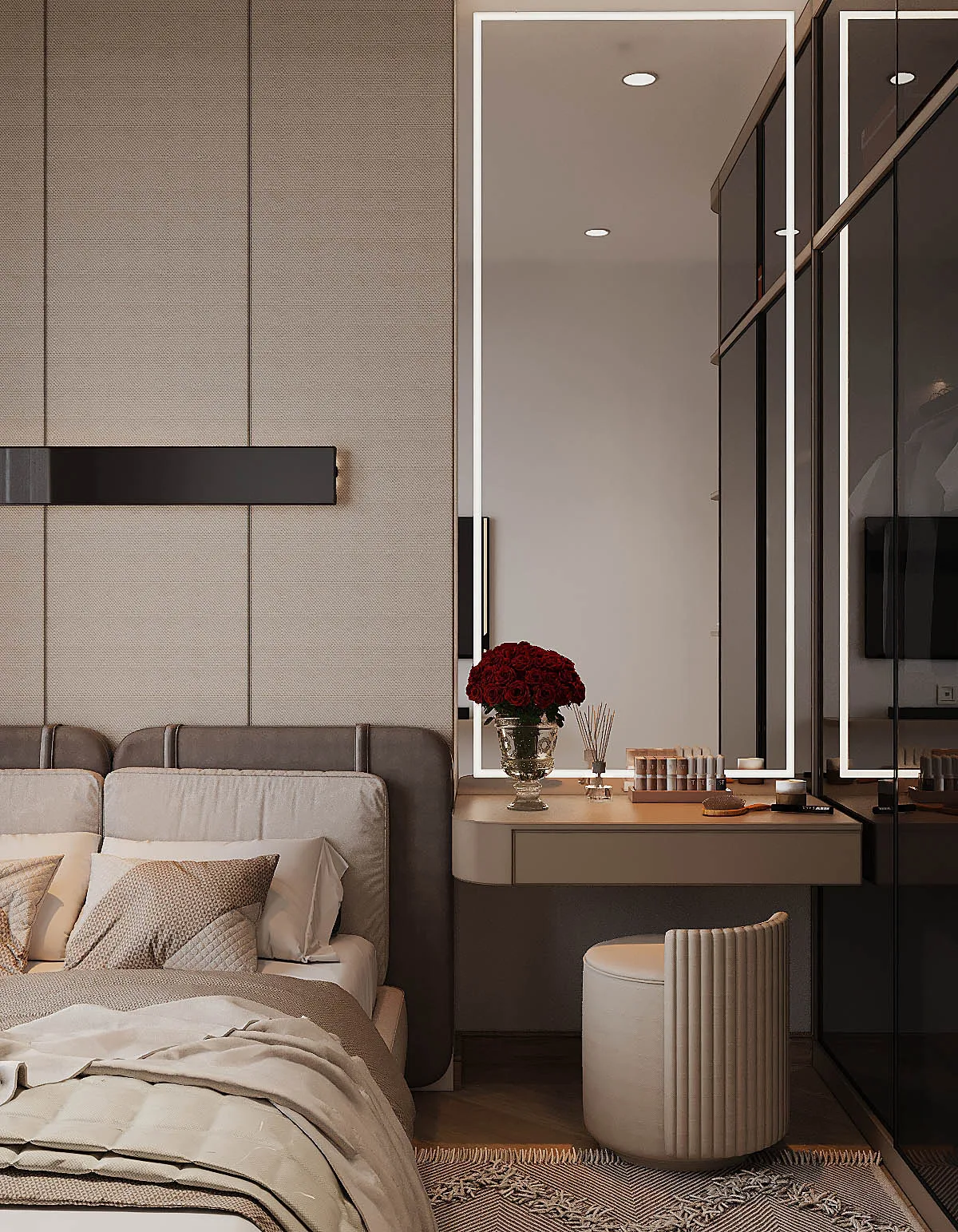Khung Đồng Kính Khói — Căn hộ 2 phòng ngủ · Masteri Centre Point