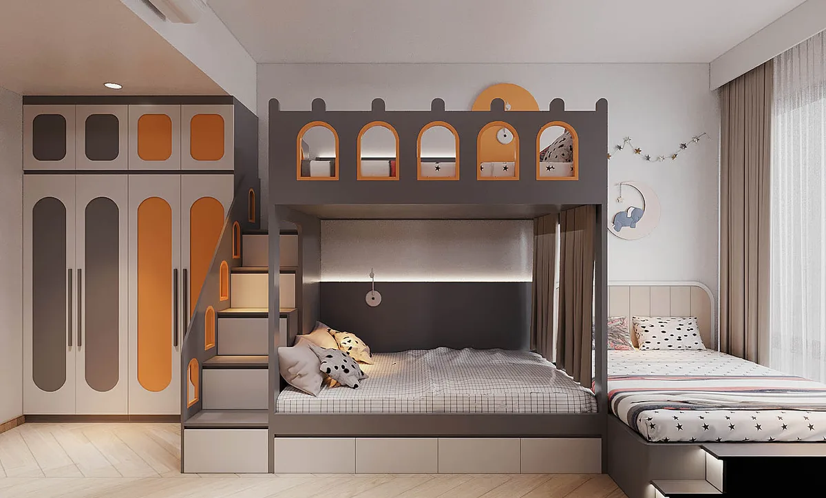 Khung Đồng Kính Khói — Căn hộ 2 phòng ngủ · Masteri Centre Point