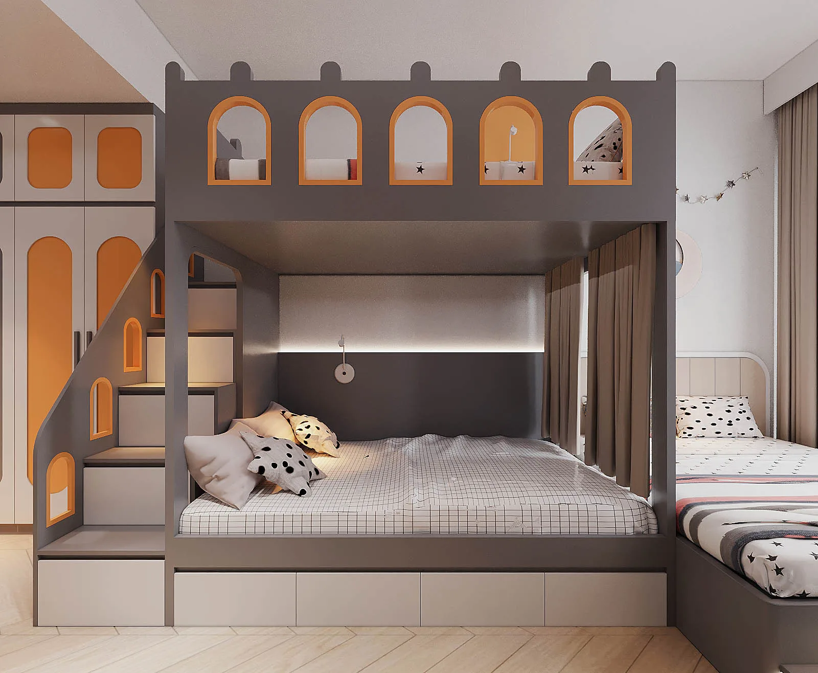 Khung Đồng Kính Khói — Căn hộ 2 phòng ngủ · Masteri Centre Point