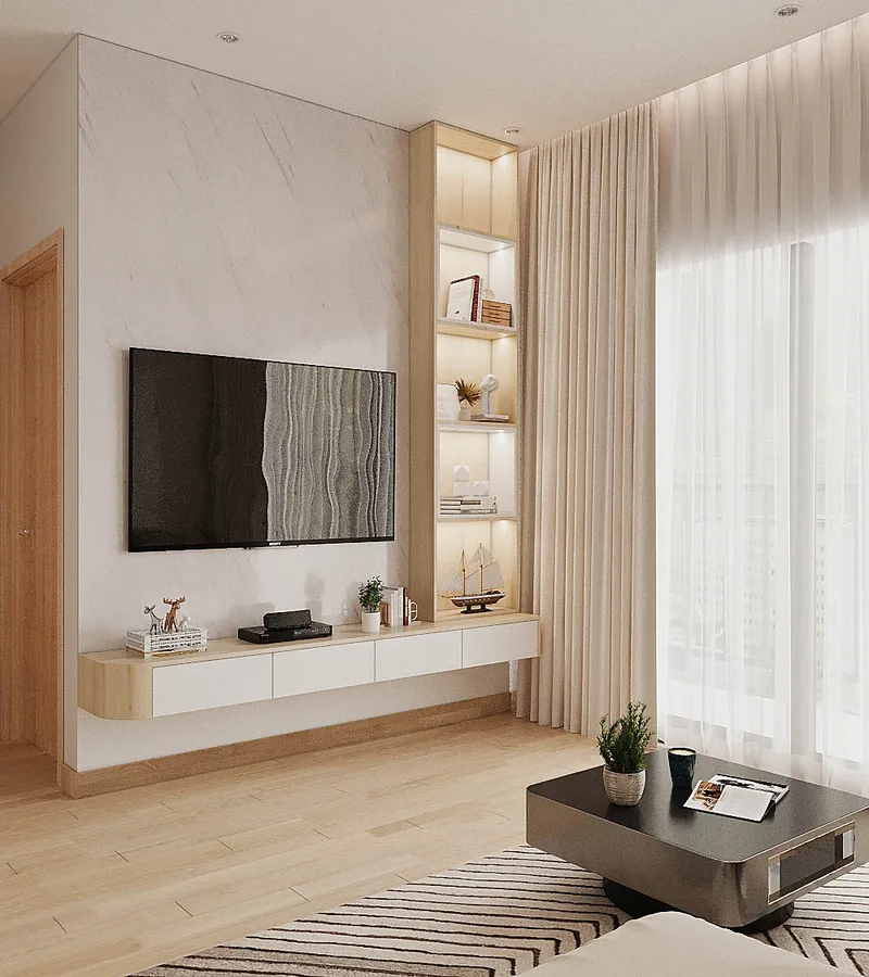 Sồi Nhạt — Căn hộ mẫu 2 phòng ngủ · Quận 4