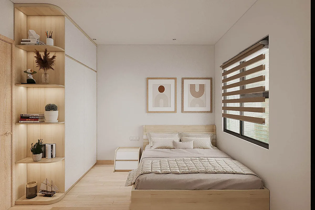 Sồi Nhạt — Căn hộ mẫu 2 phòng ngủ · Quận 4