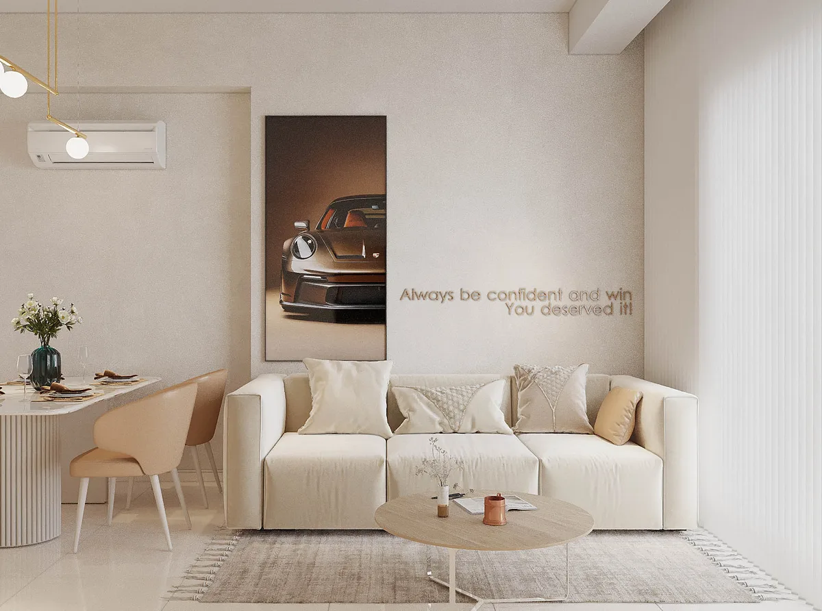Trắng Ngà — Căn hộ 2 phòng ngủ · Citi Alto