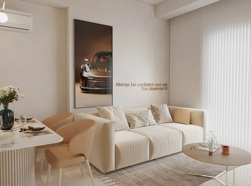 Trắng Ngà — Căn hộ 2 phòng ngủ · Citi Alto