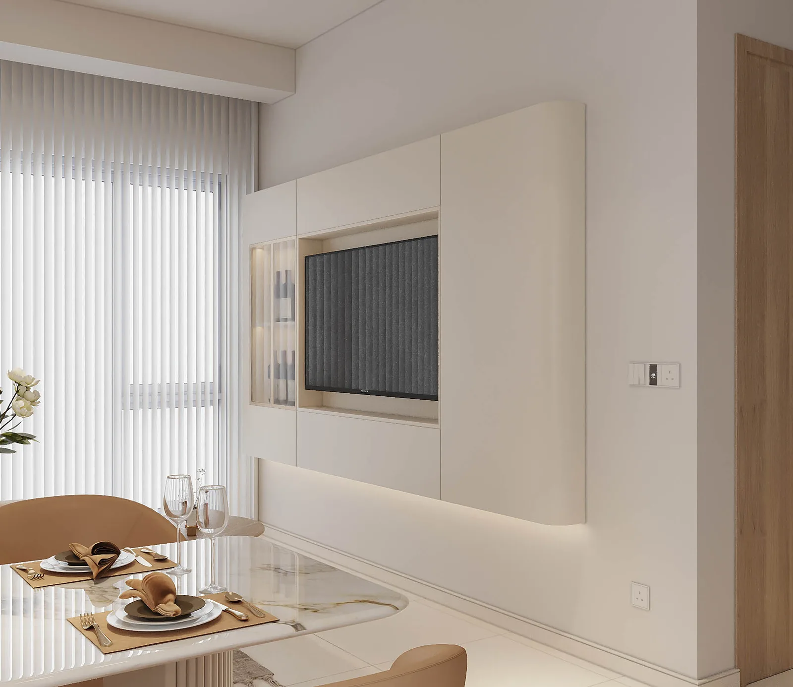 Trắng Ngà — Căn hộ 2 phòng ngủ · Citi Alto